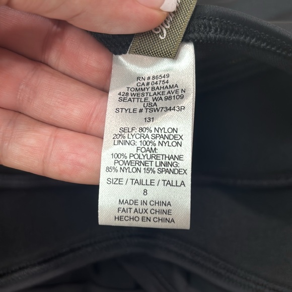 NWT. Women’s Tommy Bahama V front cup bandini with ties. - Picture 5 of 6